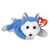TY Beanie Babies Hund Nanook Husky ca. 20 cm blau