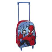 Kindertrolley Spiderman blau/rot