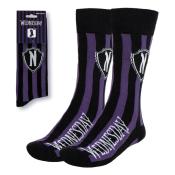 Baumwollsocken Wednesday Gr. 36-43 schwarz/violett