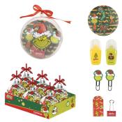 Weihnachtskugel mit Schreibware The Grinch bunt