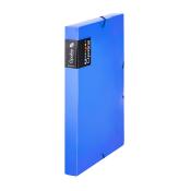 Heftbox mit Gummizugverschluss A4 blau