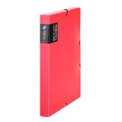 Heftbox mit Gummizugverschluss A4 rot