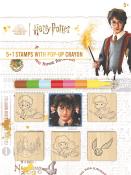Stempel-Set aus Holz Harry Potter 5+1 mit Mehrfarbenstift