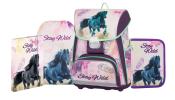 Schultaschen-Set Premium One Pferd 4-teilig rosa