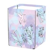 Stifteköcher Kolibri rosa/blau/violett