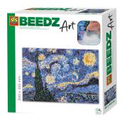 BEEDZ ART Bügelperlen-Set Van Gogh - Sternennacht 30 x 45,5 cm bunt