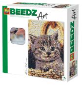 BEEDZ ART Bügelperlen-Set Katze 45,5 x 30 cm bunt