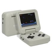 SILVERGEAR Retro Spielkonsole klappbar grau