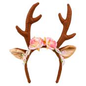 Kopfschmuck Tiara Lovely Reindeer braun