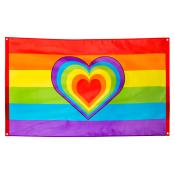 Flagge Pride 90 x 150 cm bunt