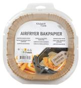 Verpackung mit Airfryer Backpapier. 20x20 cm, 50 Stück.