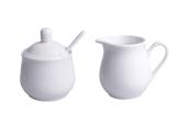 Milch/Zucker-Set 2 Teile weiß