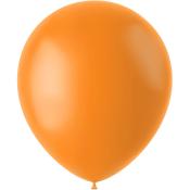 Ballons Ø 33 cm 10 Stück tangerine orange matt