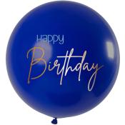 FOLAT Latexballon Elegant True Blue XL 80 cm blau