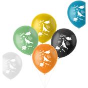 FOLAT Ballons Dino Roars 33 cm 6 Stück mehrfarbig