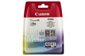 CANON Tintenpatrone PG-40/CL-41 schwarz 16 ml + color 12 ml