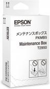Weißer Karton mit der Aufschrift 'Epson Maintenance Box'. Enthält Hinweise zur Handhabung.
