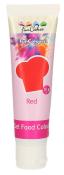 Rote Gel-Farben in einer Tube. 30 Gramm Inhalt.