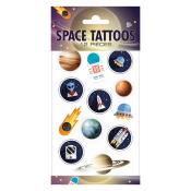 Sticker Tatoos Space 20 x 10 cm bunt