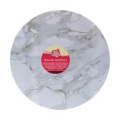 Tortenunterlage Ø 30 cm marmor grau