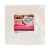 Pergamentpapierbögen 30 x 30 cm 50 Stück weiß