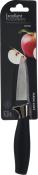 Schälmesser 20 cm schwarz/silber