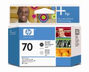 Druckerpatrone von HP mit der Nummer 70. Enthält Farben für Fotodruck, einschließlich Schwarz und Hellgrau.