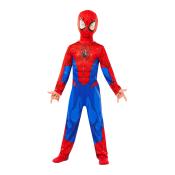 Kinderkostüm Spider-Man mit Stoffmaske Größe L rot/blau
