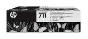 Schwarze Verpackung mit weißen Schmetterlingen. Enthält HP Druckkopf Austausch-Kit.