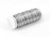 Basteldraht 50 g silber