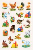Sticker für Ostereier selbstklebend 20 Motive