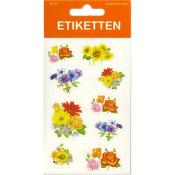Sticker Blumen, 1 Blatt 