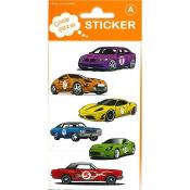 Sticker Racing Cars, 1 Blatt 