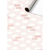 Papierrolle Baby Girl 2 x 0,7 m pink