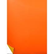 Geschenkpapierrolle Duo Color 70 x 200 cm orange/gelb