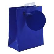 Geschenktragetasche klein 14 x 11 x 6 cm dunkelblau