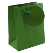 Geschenktragetasche klein 14 x 11 x 6 cm dunkelgrün