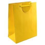 Geschenktragetasche mittel 18 x 23 x 10 cm gelb