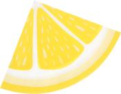 Servietten Zitrone 33 x 33 cm 20 Stück gelb