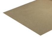 Braunes, glattes Blatt Papier. Es hat eine rechteckige Form.