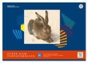 Naturpapierblock Dürer Hase färbig sortiert, 24 x 34cm, 12 Blatt 