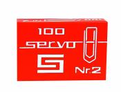 Rote Verpackung mit weißem Schriftzug. Enthält 100 Büroklammern der Größe Nr. 2.