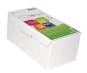 Weiße Verpackung für Druckpapier. Enthält 200 Blatt in der Größe A4.