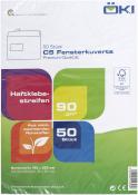 Packung mit 50 C5 Fenstekuverts. Enthält Haftklebestreifen und ist aus nachwachsenden Rohstoffen.