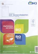 C4 Versandtaschen, 50 Stück. Premium-Qualität. Haftklebestreifen. 90 g/m². Aus nachwachsenden Rohstoffen. Größe 229 x 324 mm, ohne Fenster.