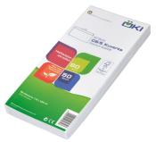 Packung mit 50 C6/5 Kuverts. Enthält Haftklebestreifen und ist aus nachwachsenden Rohstoffen.