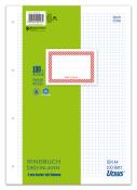 URSUS GREEN Ringbucheinlagen A4 mit Rahmen 100 Blatt kariert
