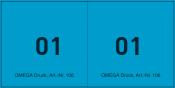 OMEGA DRUCK Bonblock 100 Blatt blau