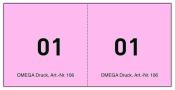 Omega Bonblock Quer, 100 Blatt, 10 x 5 cm, pink 