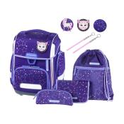 SCHNEIDERS Schultasche Ergolite Cosmic Girl 9-teilig violett